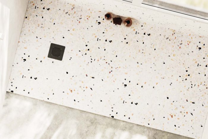 Terrazzo - tendencia del cuarzo, ambiente